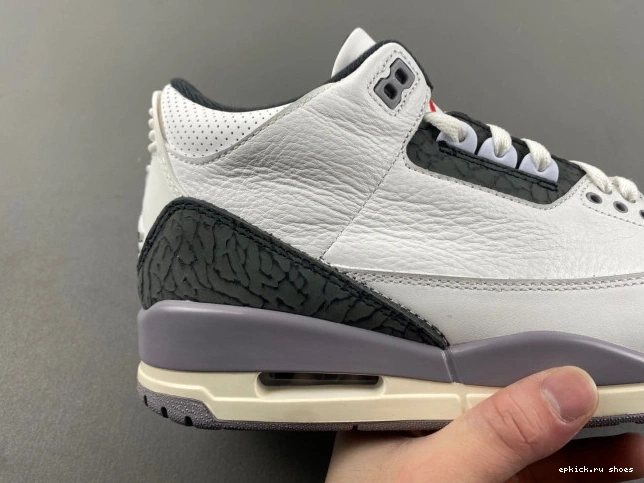 Cheap Jordan 3 CT8532-106 Grey Cement Air 0811
